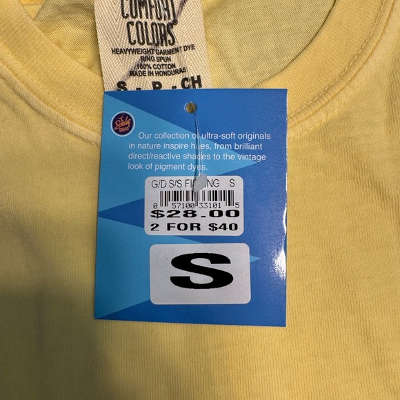 Salty squad shirt small yellow NWT - Picture 5 of 5